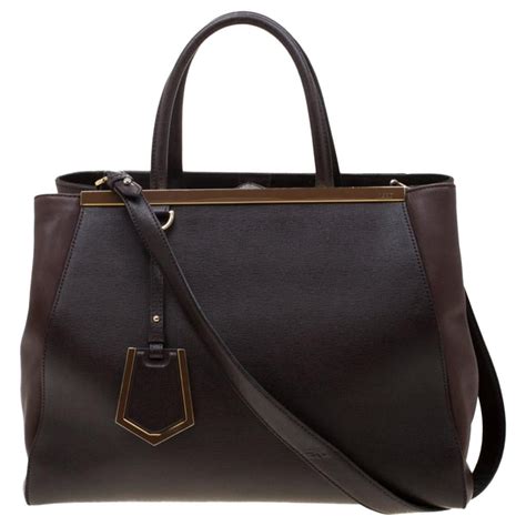 Fendi Saffiano Leather 2Jours 